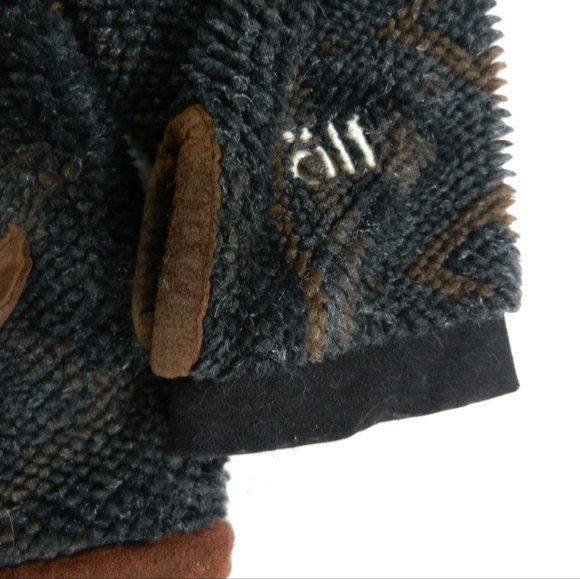 Vintage Kuhl Alf Fleece Jacket Size Small Aztec Hike Trail USA 90s - Picture 6 of 10